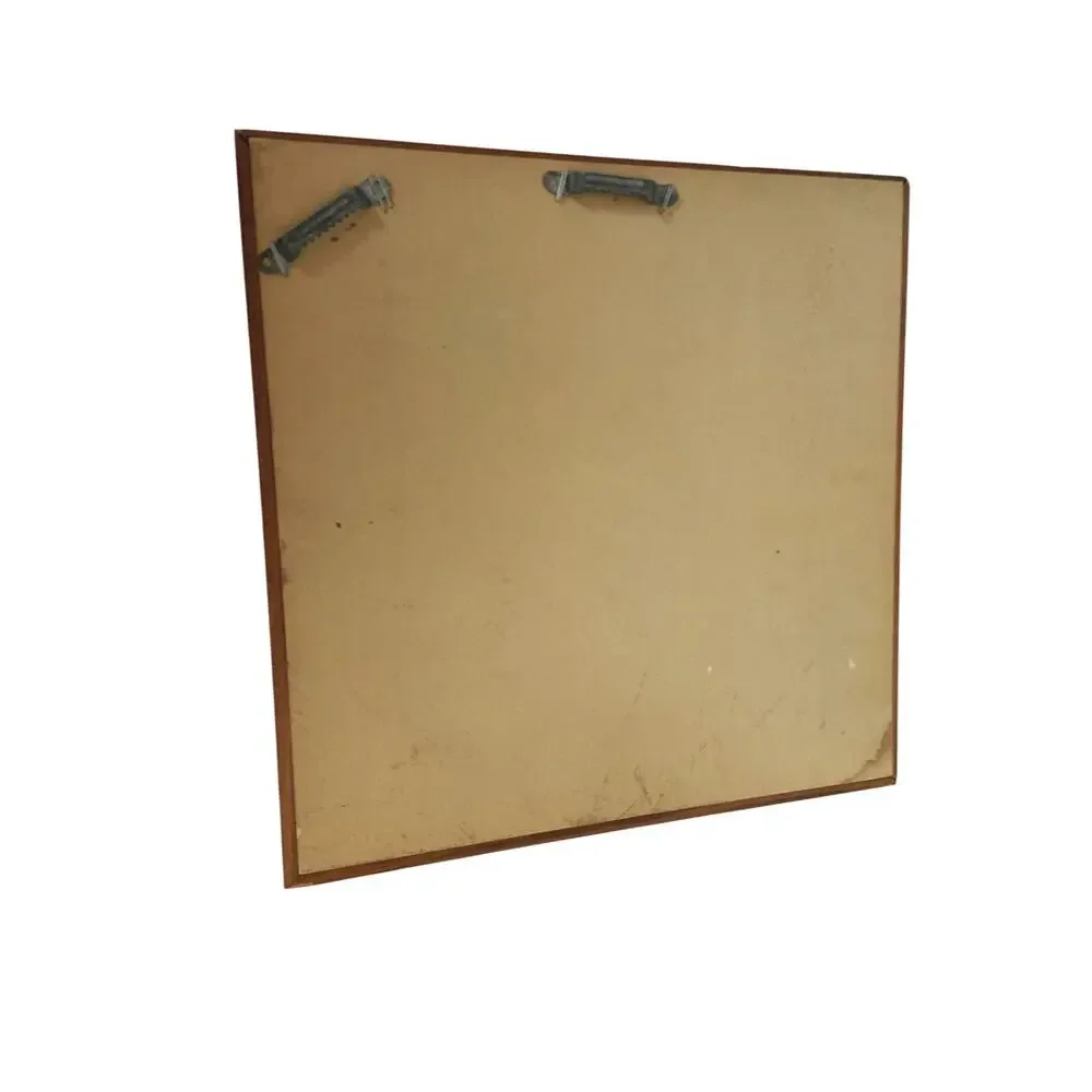 Vintage Wood Framed Wall Mirror 11
